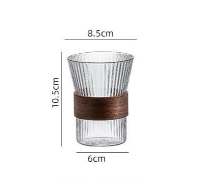 Clear Tall Water Glass Tumbler / Reusable Glass Cups Set Classic Tumbler Water Glasses Collection